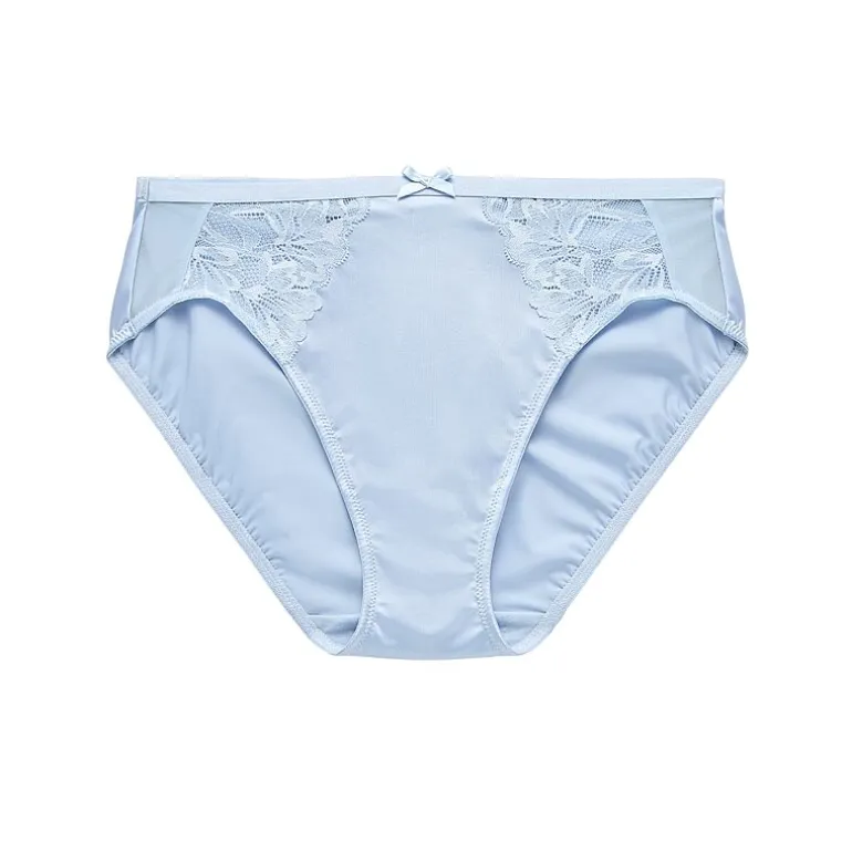 Ambrielle Tulip Lace Shine High Cut Panty