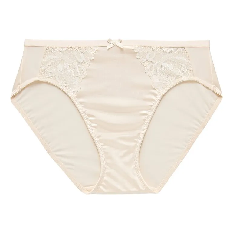 Ambrielle Tulip Lace Shine High Cut Panty