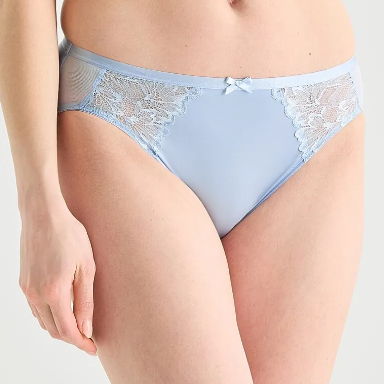 Ambrielle Tulip Lace Shine High Cut Panty