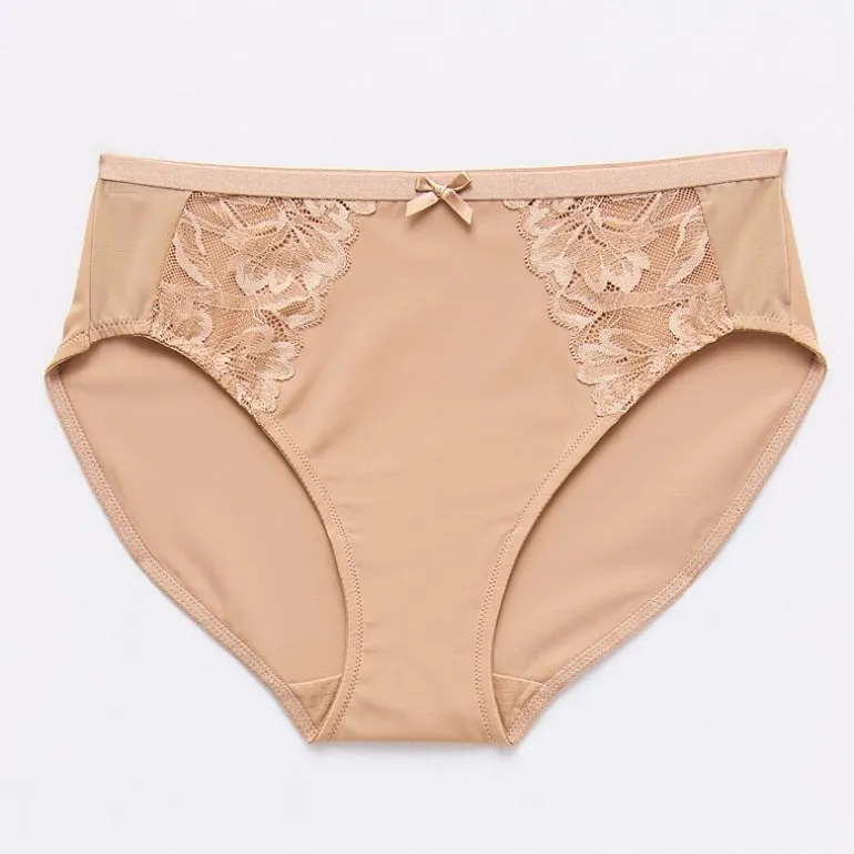 Ambrielle Tulip Lace Womens High Cut Panty