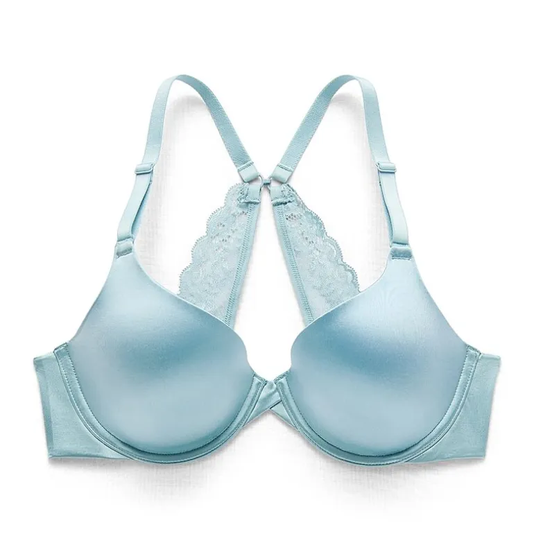 Ambrielle Womens Everyday Lace Demi Bra