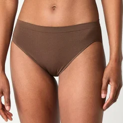 Ambrielle Womens Seamless High Cut Panty