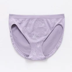 Ambrielle Womens Seamless High Cut Panty
