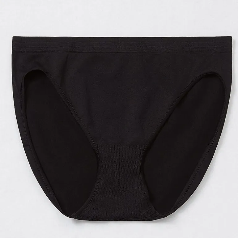 Ambrielle Womens Seamless High Cut Panty