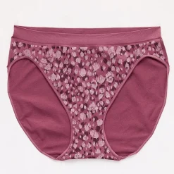 Ambrielle Womens Seamless High Cut Panty