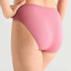 Ambrielle Womens Seamless High Cut Panty