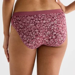 Ambrielle Womens Seamless High Cut Panty