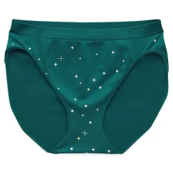 Ambrielle Womens Seamless High Cut Panty