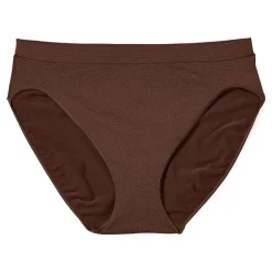 Ambrielle Womens Seamless High Cut Panty