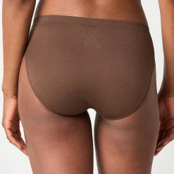 Ambrielle Womens Seamless High Cut Panty