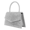 American Glamour Badgley Mischka Crystal Flap Beaded Clutch