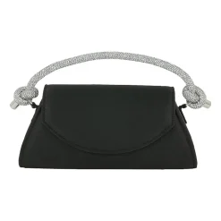 American Glamour Badgley Mischka Crystal Top Handle Evening Bag