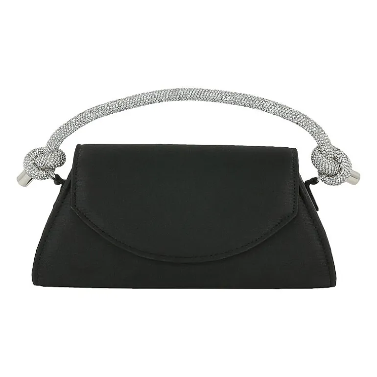 American Glamour Badgley Mischka Crystal Top Handle Evening Bag
