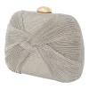 American Glamour Badgley Mischka Twist Clutch