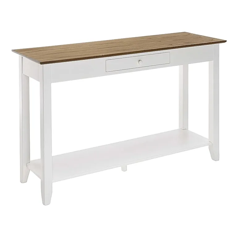 American Heritage 1 Drawer Console Table with Shelf