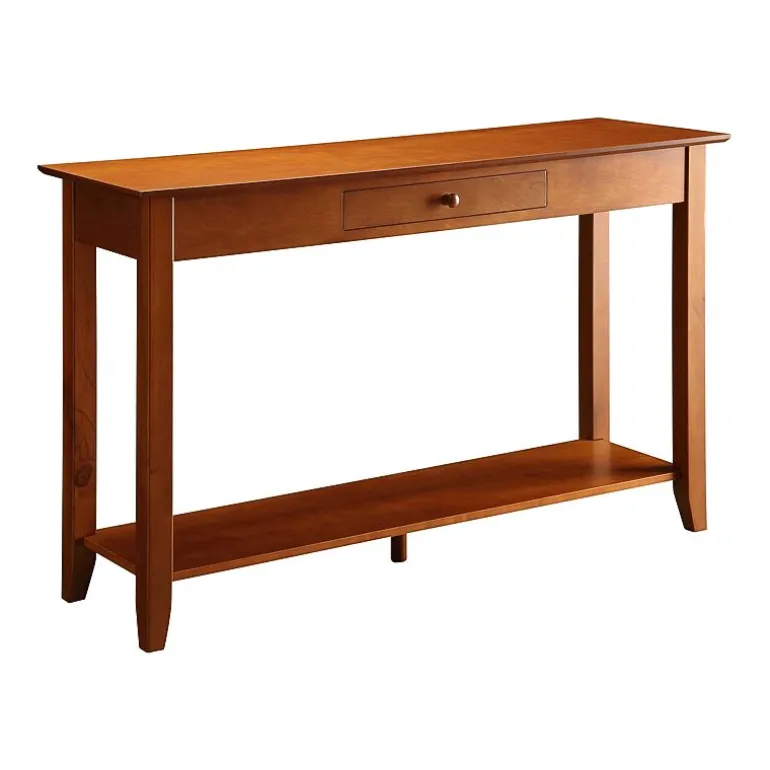 American Heritage 1 Drawer Console Table with Shelf