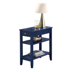 American Heritage 3-Tier End Table with Drawer