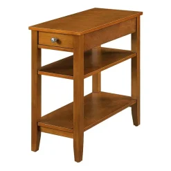 American Heritage 3-Tier End Table with Drawer