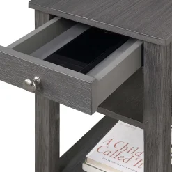 American Heritage 3-Tier End Table with Drawer