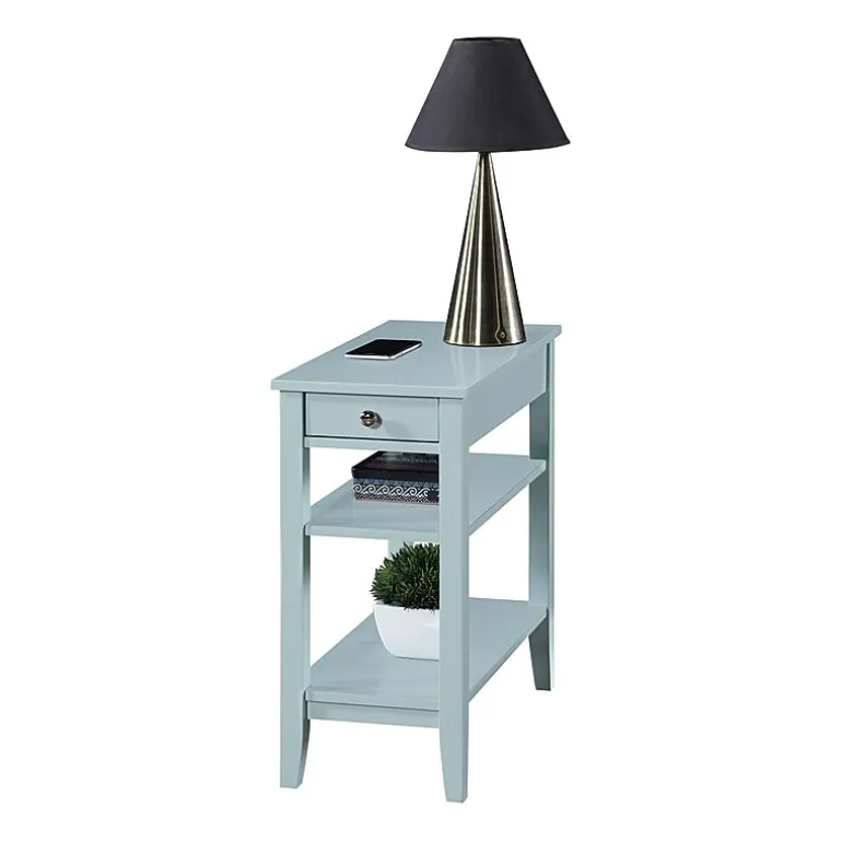 American Heritage 3-Tier End Table with Drawer