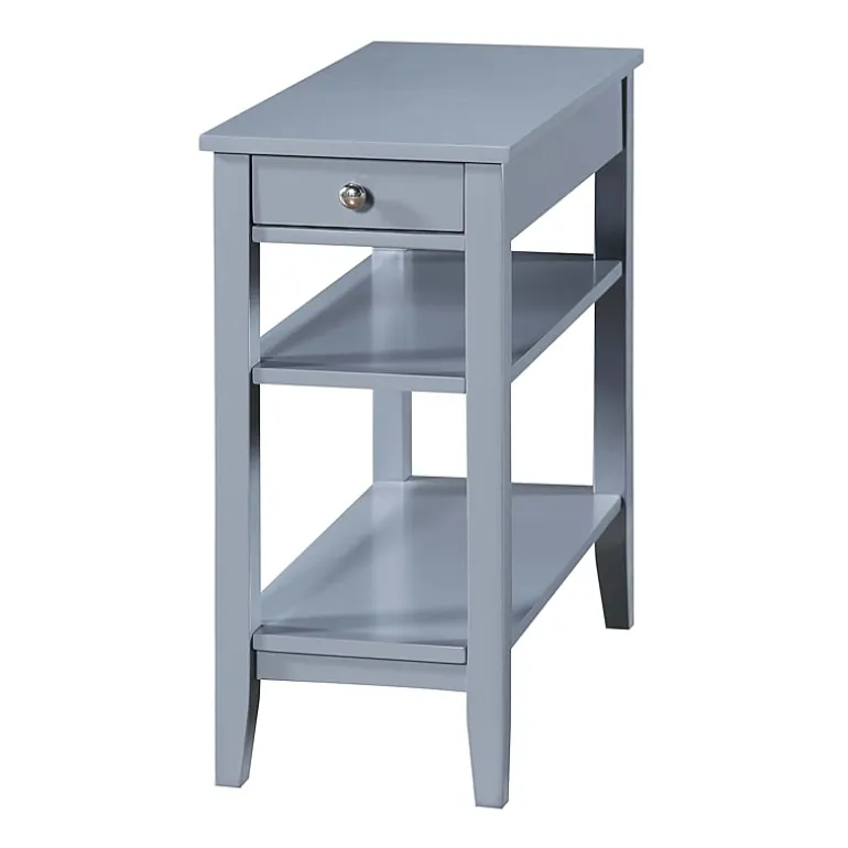 American Heritage 3-Tier End Table with Drawer