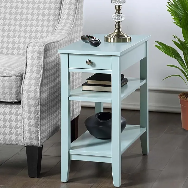 American Heritage 3-Tier End Table with Drawer