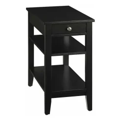 American Heritage 3-Tier End Table with Drawer