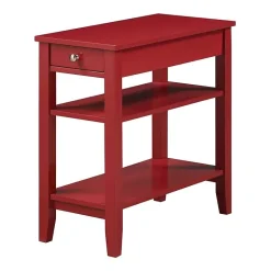 American Heritage 3-Tier End Table with Drawer