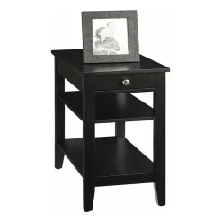 American Heritage 3-Tier End Table with Drawer