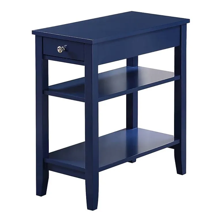 American Heritage 3-Tier End Table with Drawer