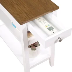 American Heritage 3-Tier End Table with Drawer