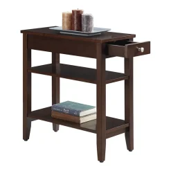 American Heritage 3-Tier End Table with Drawer