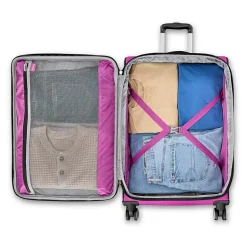 American Tourister 4 Kix 3.0 24 Inch Softside Expandable Checked Spinner Luggage