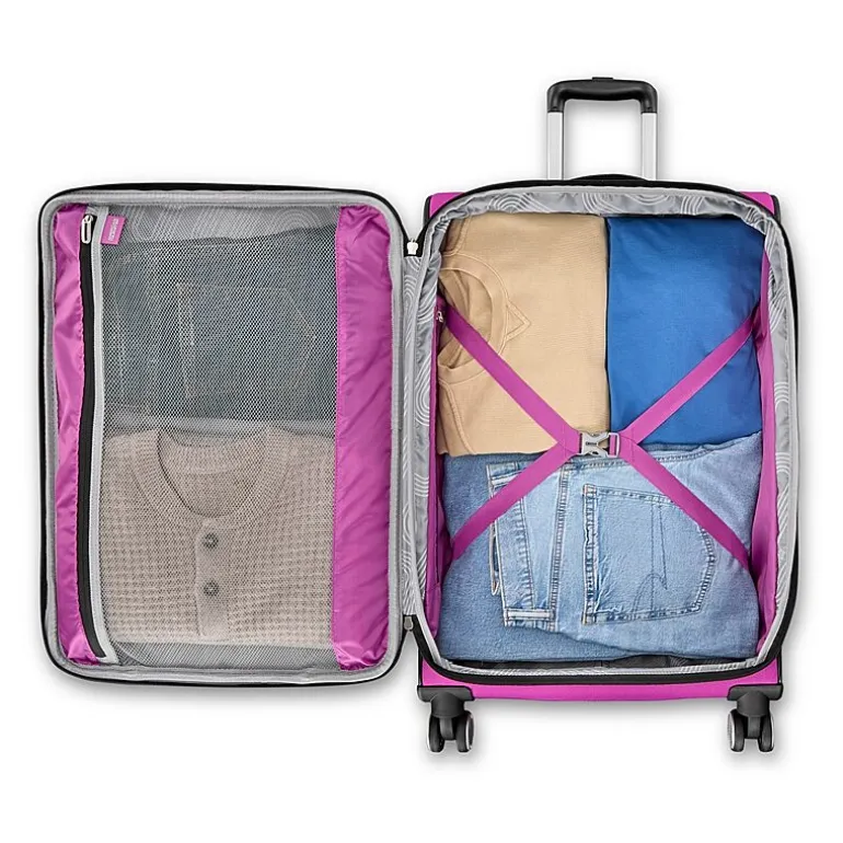 American Tourister 4 Kix 3.0 24 Inch Softside Expandable Checked Spinner Luggage