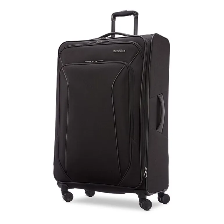 American Tourister Pirouette Nxt 28 Inch Softside Expandable Checked Spinner Luggage