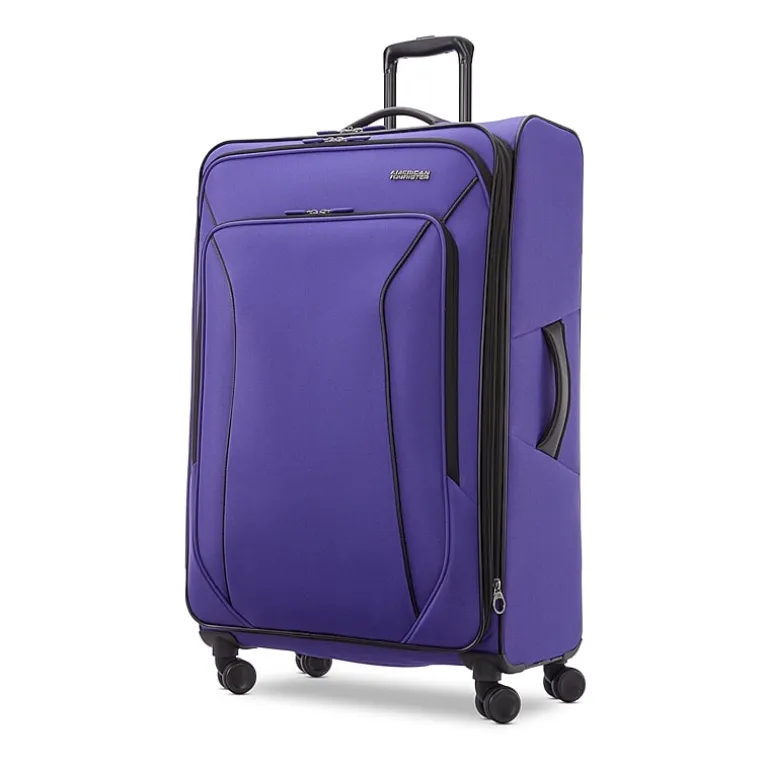 American Tourister Pirouette Nxt 28 Inch Softside Expandable Checked Spinner Luggage