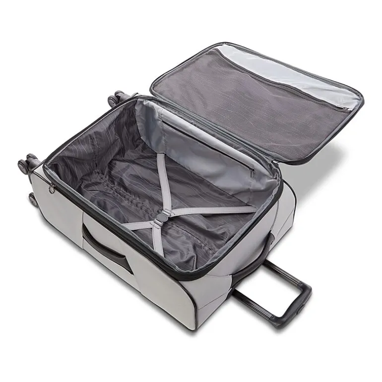 American Tourister Pirouette Nxt 28 Inch Softside Expandable Checked Spinner Luggage