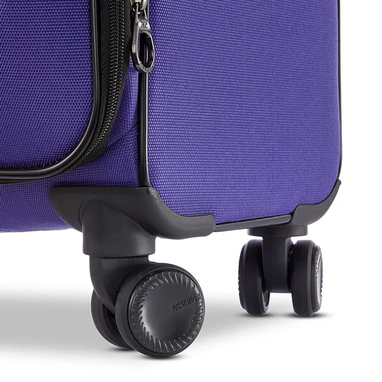American Tourister Pirouette Nxt 28 Inch Softside Expandable Checked Spinner Luggage
