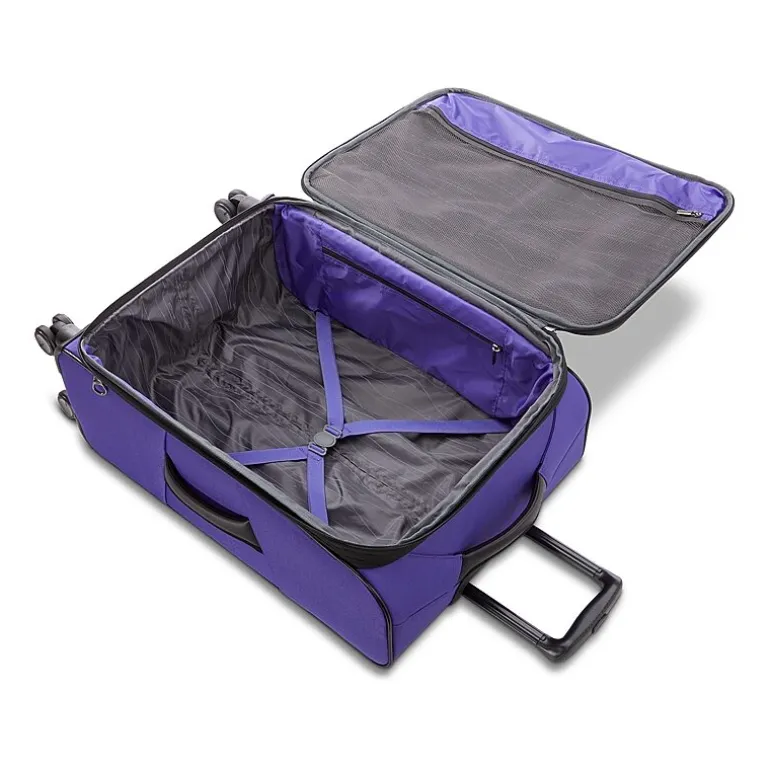 American Tourister Pirouette Nxt 28 Inch Softside Expandable Checked Spinner Luggage
