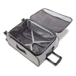 American Tourister Pirouette Nxt 24 Inch Softside Expandable Checked Spinner Luggage