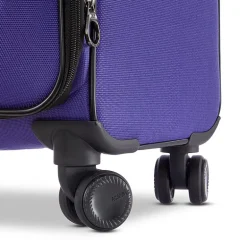 American Tourister Pirouette Nxt 24 Inch Softside Expandable Checked Spinner Luggage
