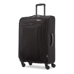 American Tourister Pirouette Nxt 24 Inch Softside Expandable Checked Spinner Luggage