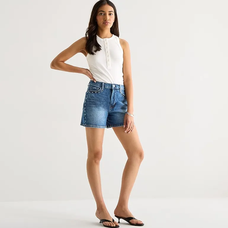a.n.a A-Line Womens Highest Rise 5" Denim Short