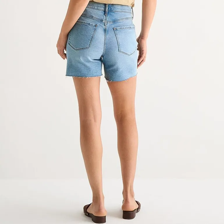 a.n.a Embellished Womens High Rise 5" Denim Short