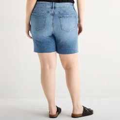 a.n.a Embellished Womens Plus High Rise 5