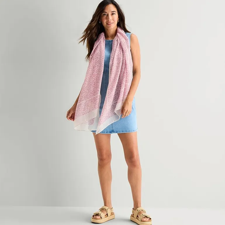 a.n.a Floral Motif Oblong Scarf