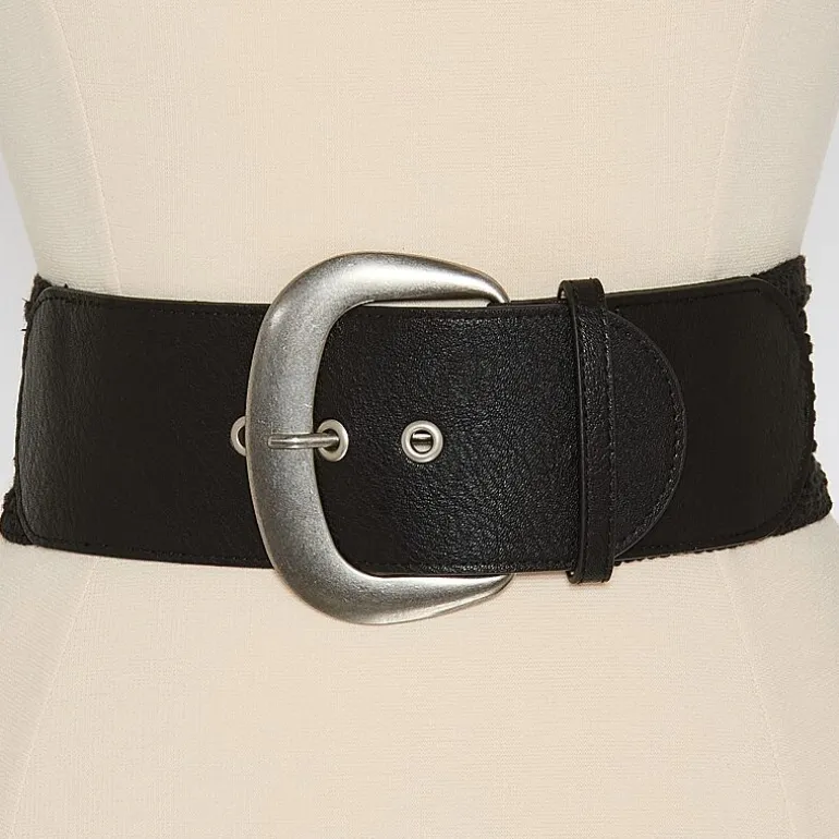 a.n.a Natural With Pu Buckle Womens Belt