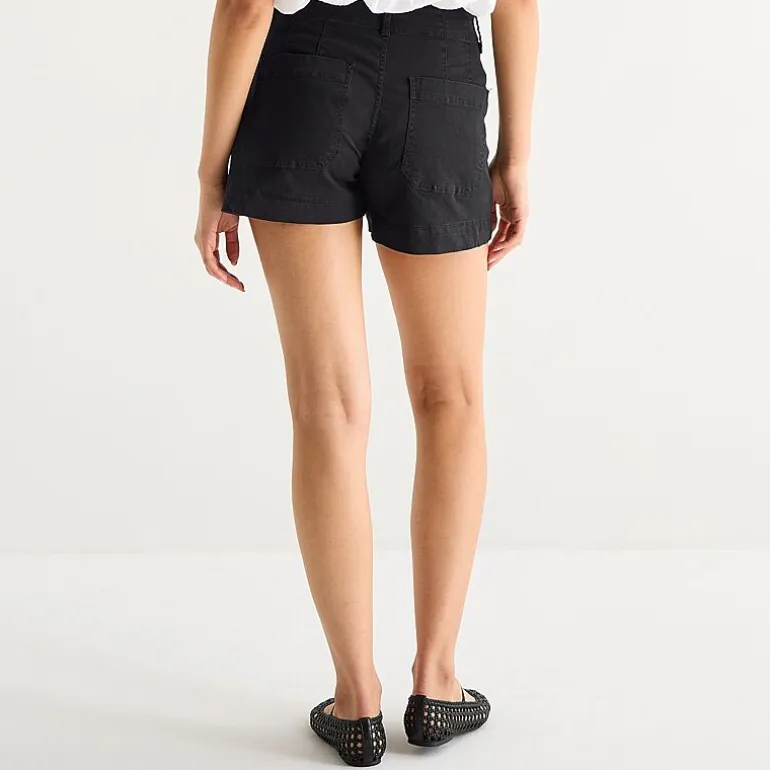 a.n.a Patch Pocket Womens 4" Highest Rise Chino Short