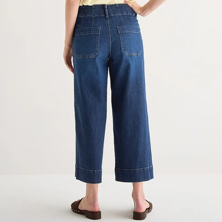 a.n.a Patch Pocket Womens Highest Rise Cropped Jean