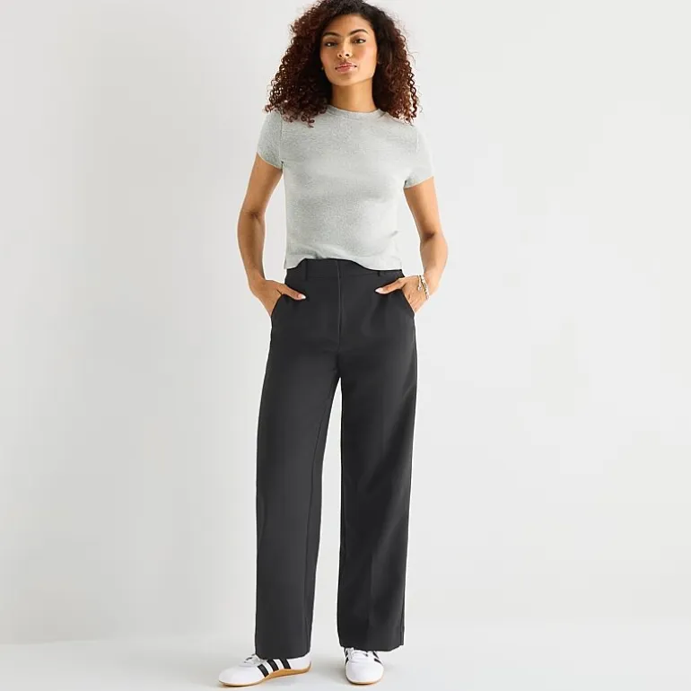 a.n.a Perfect Tee Womens Crew Neck Short Sleeve T-Shirt